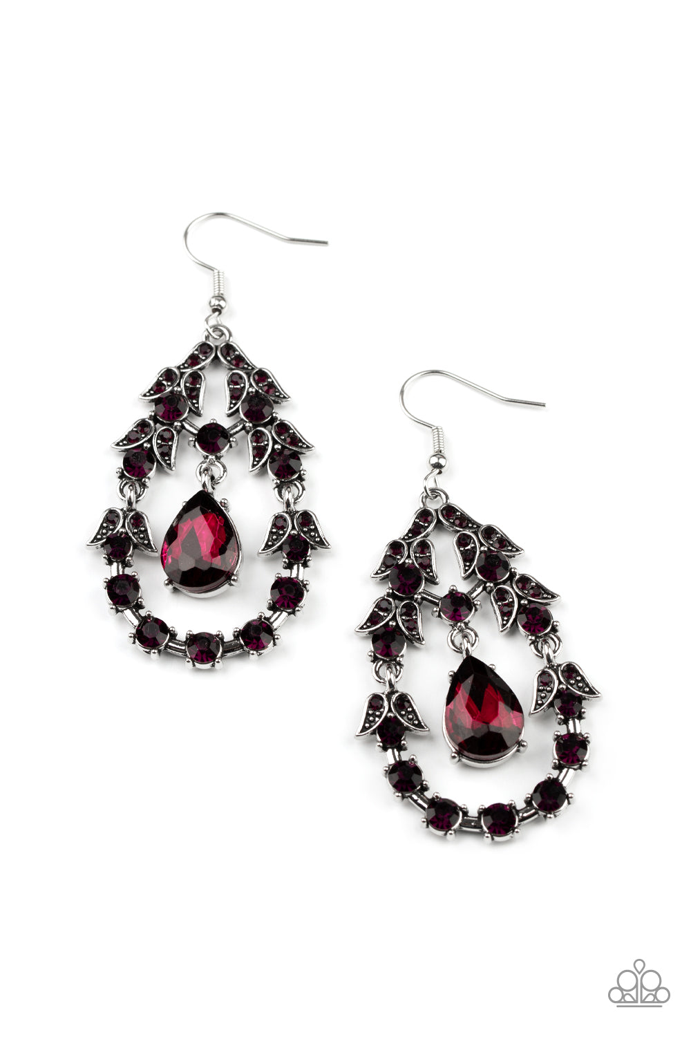 Garden Decorum Purple Earrings