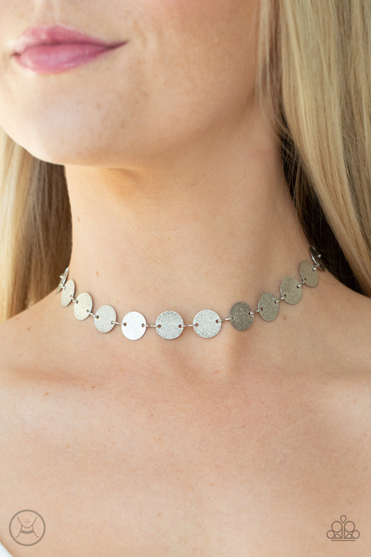 Reflection Detection Silver Choker