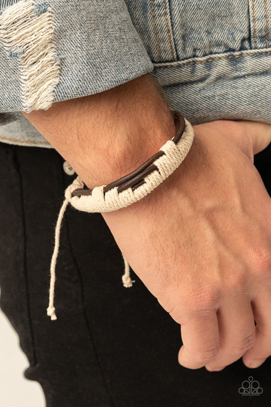 Nautical Distance Brown Urban Unisex Bracelet