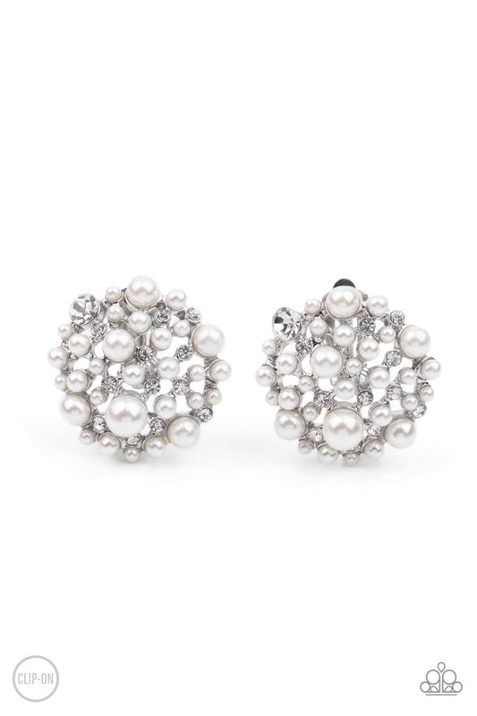 Head to Toe Twinkle Clip On Pearl Earrings