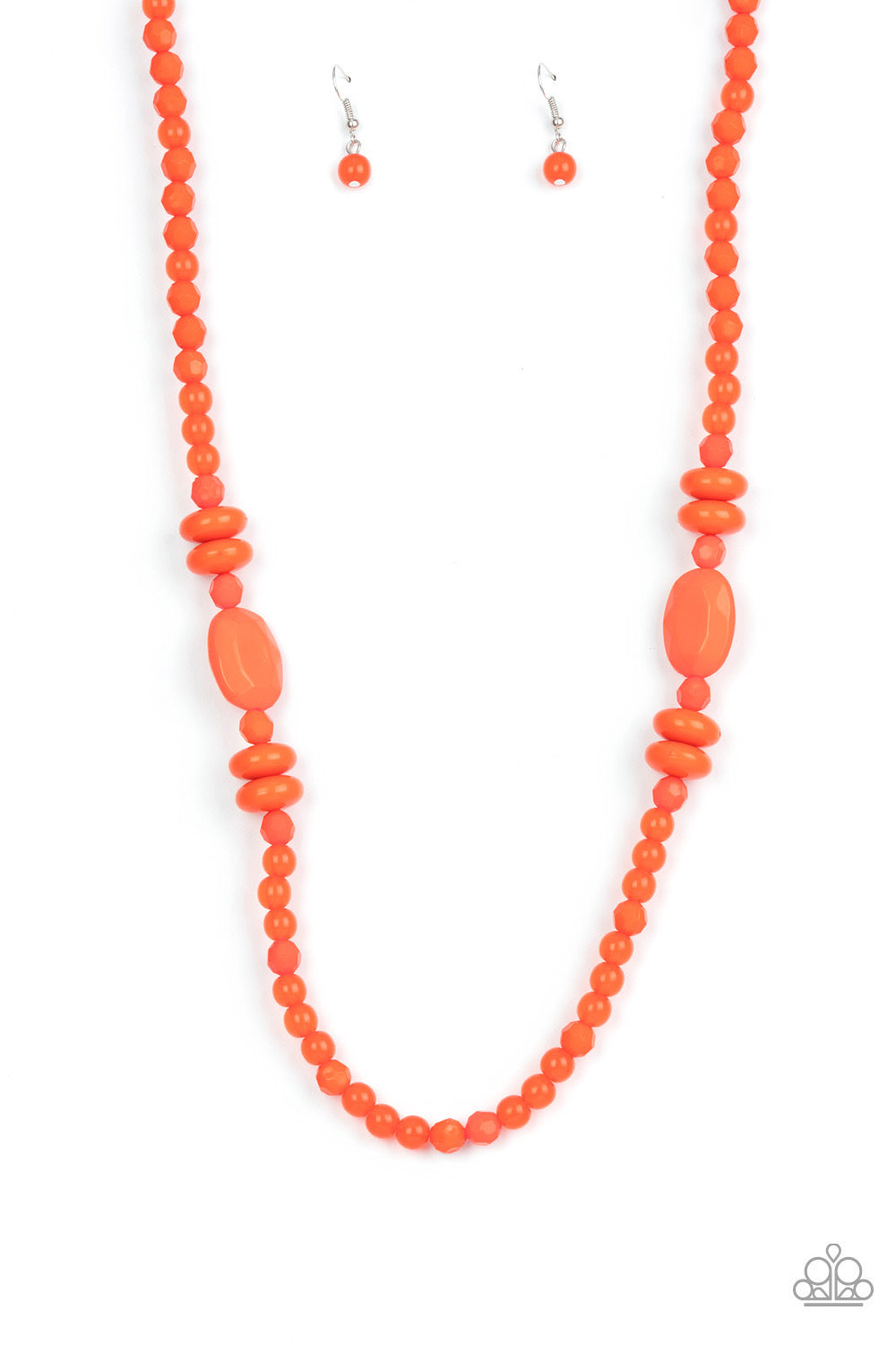 Tropical Tourist Orange Necklace