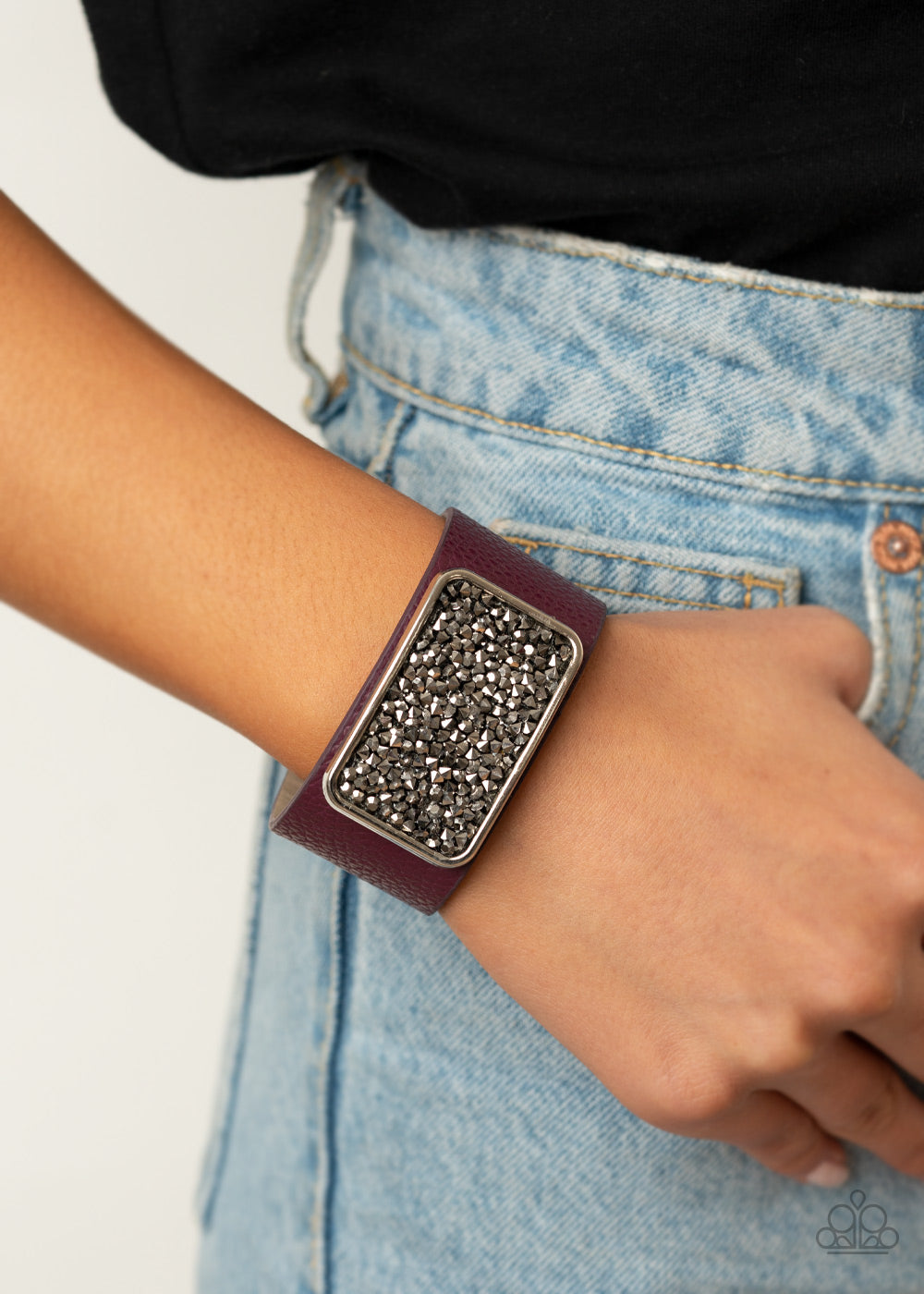 Interstellar Shimmer Purple Wrap Bracelet