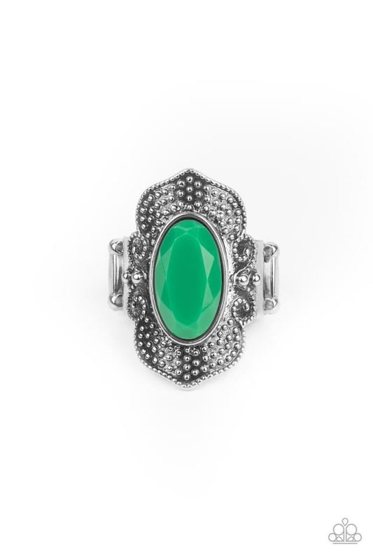 Taj Mahal Trendsetter Green Ring