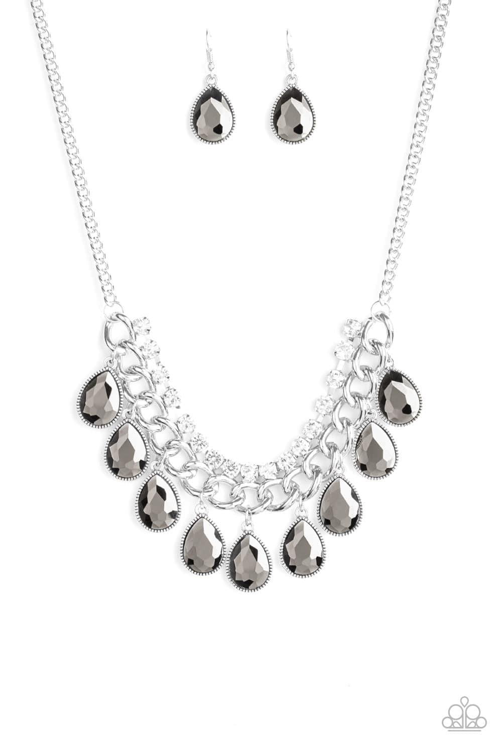 All Toget-Heir Now Gunmetal Necklace