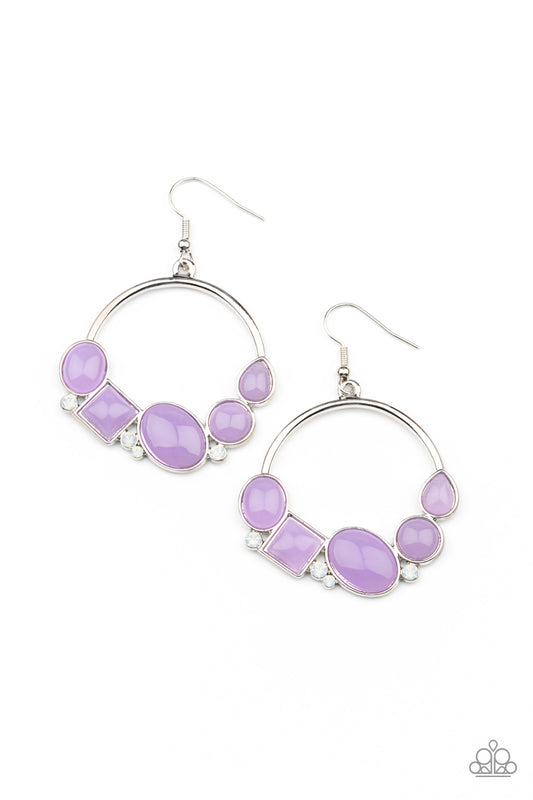 Beautifully Bubblicious Purple Earrings