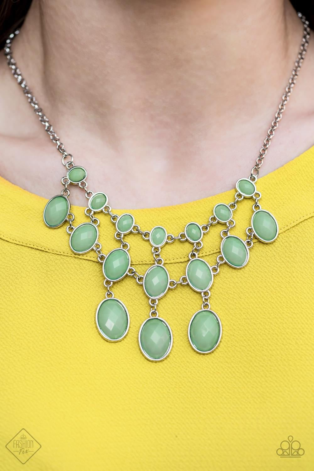 Mermaid Marmalade Mint Green Necklace