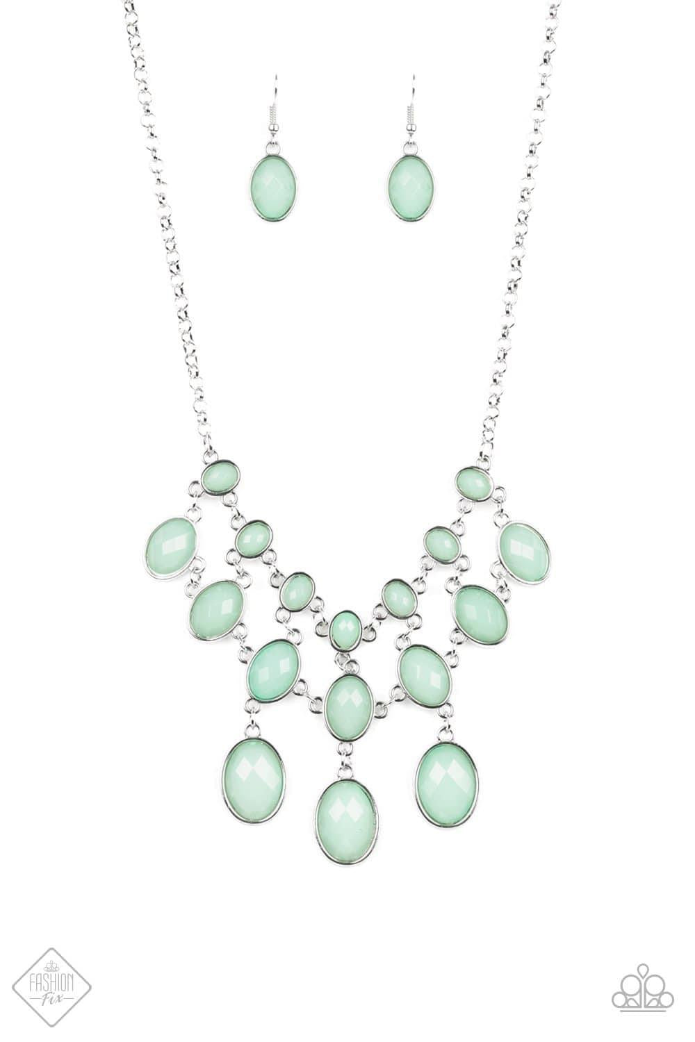 Mermaid Marmalade Mint Green Necklace