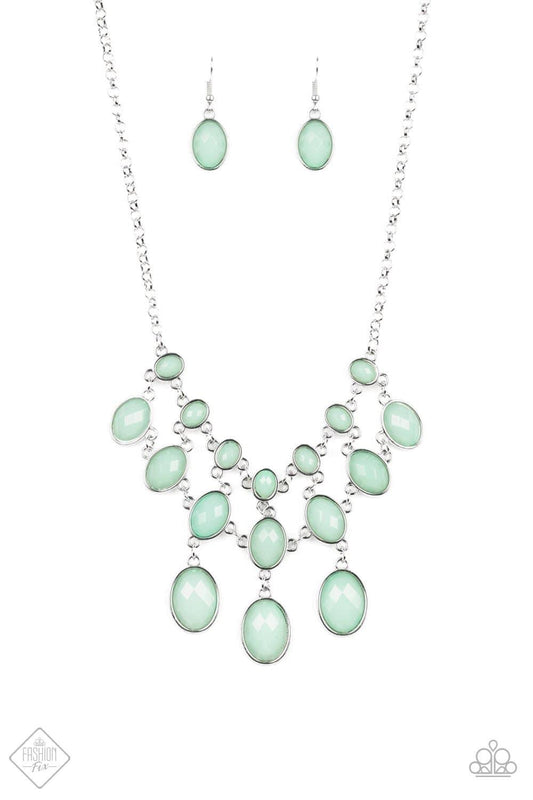 Mermaid Marmalade Mint Green Necklace