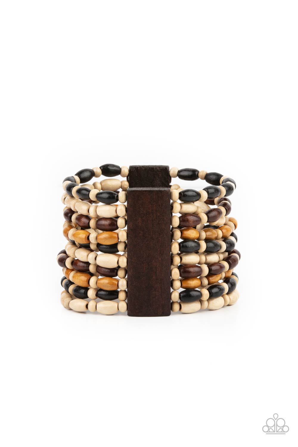 Cayman Carnival Multi Wood Bracelet