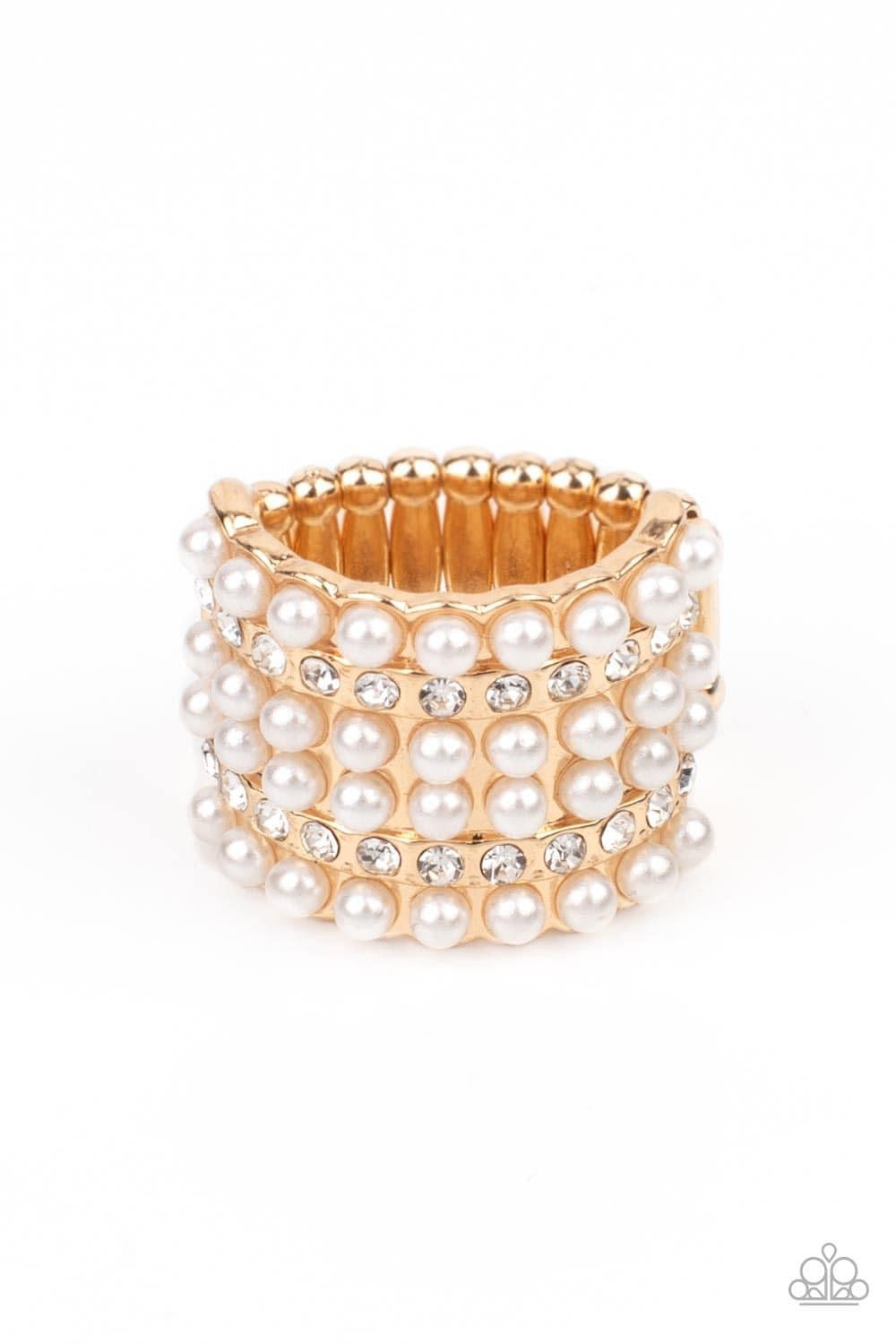 Verified Vintage Gold Pearl Ring