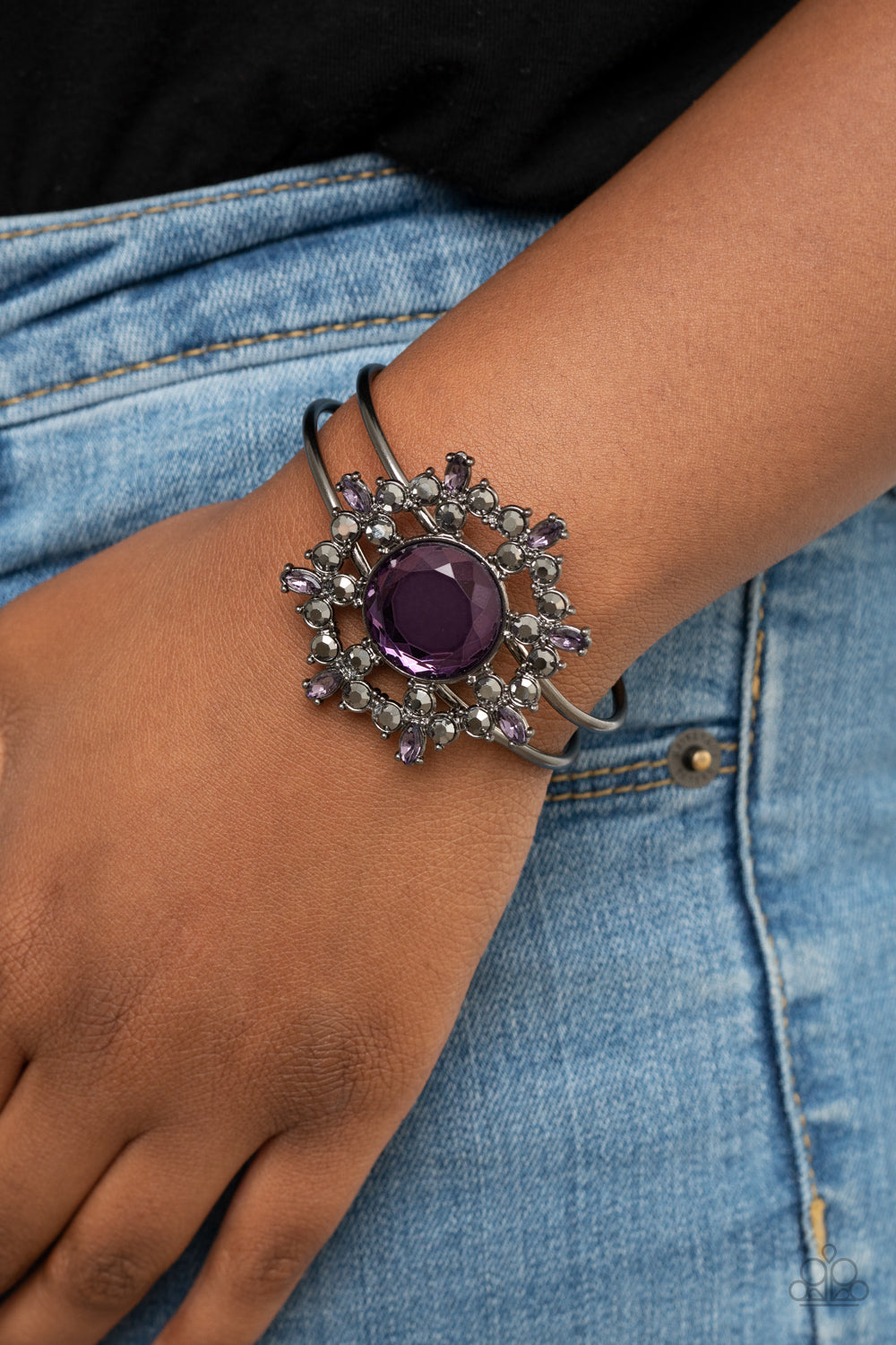 Elaborate Elegance Purple Bracelet