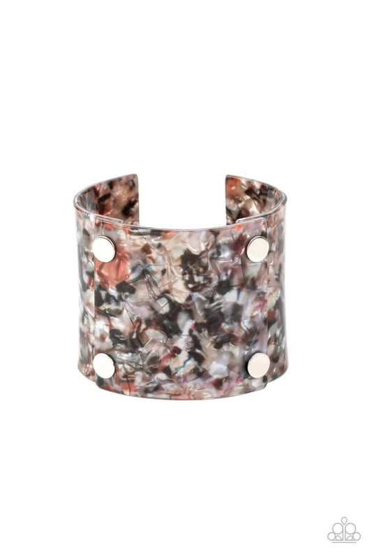 What are you Waiting Faux Multi Acrylic Cuff