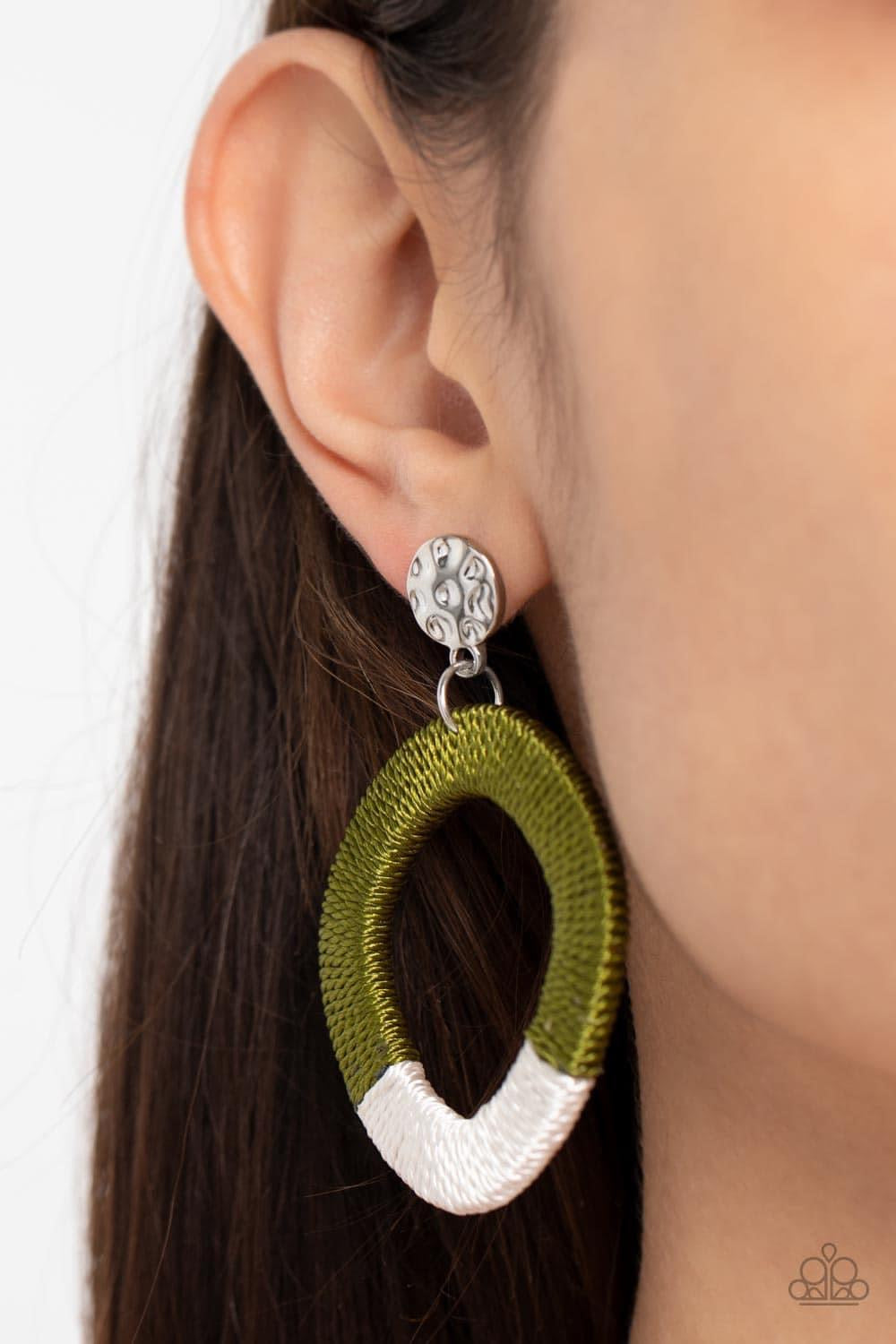 That’s a Wraparound Green Post Earrings