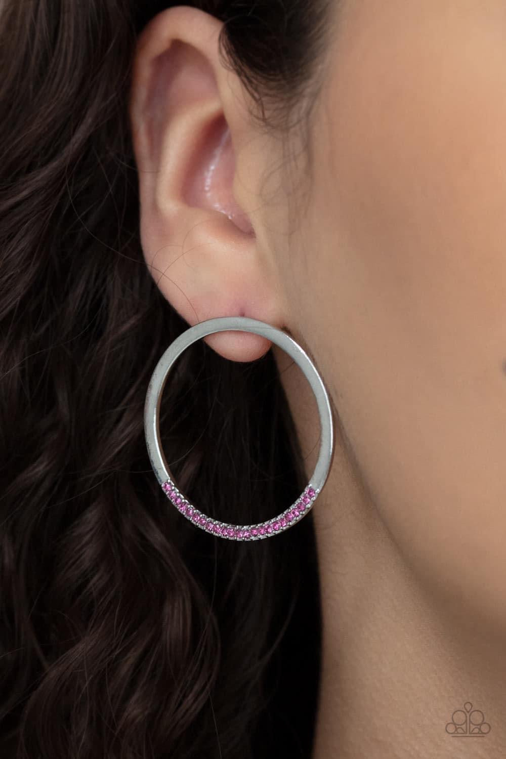 Spot On Opulence Pink Earrings