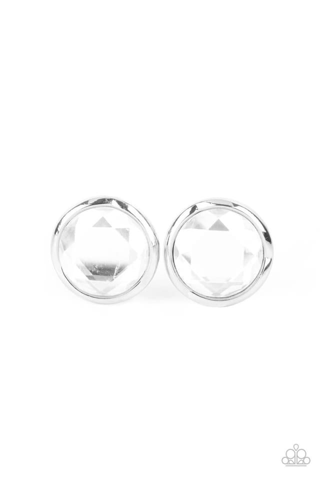 Double Take Twinkle Silver Post Earrings