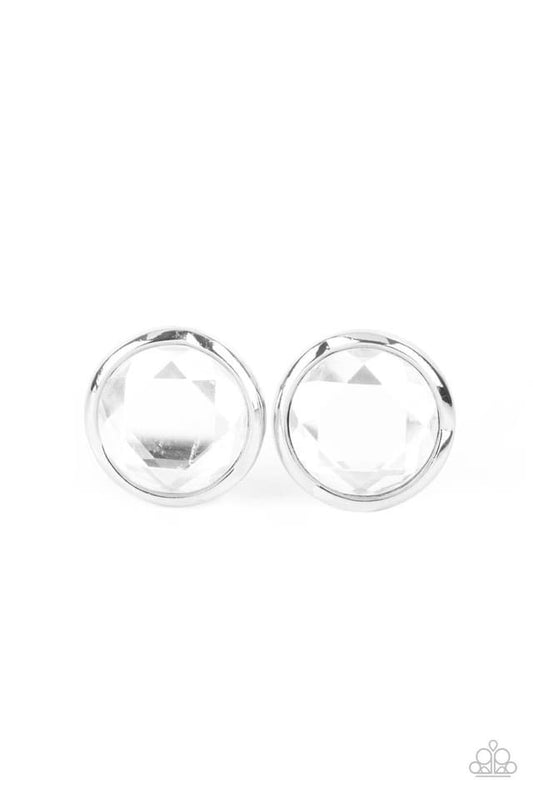 Double Take Twinkle Silver Post Earrings