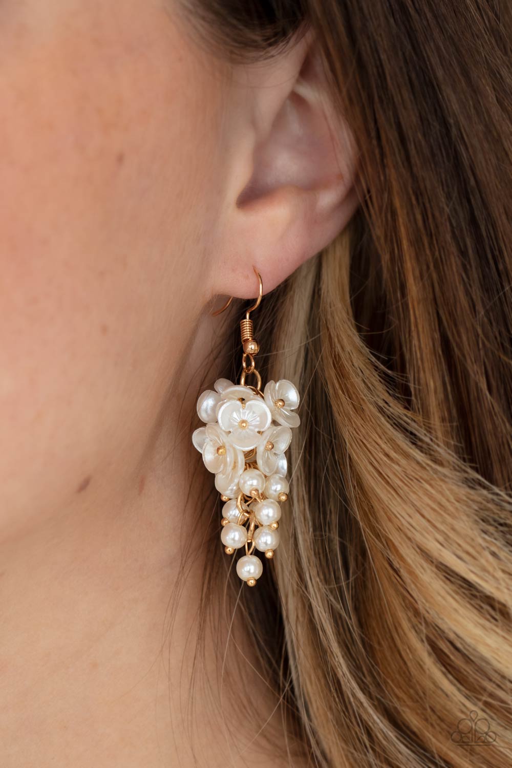 Bountiful Bouquets Gold LOP Earrings