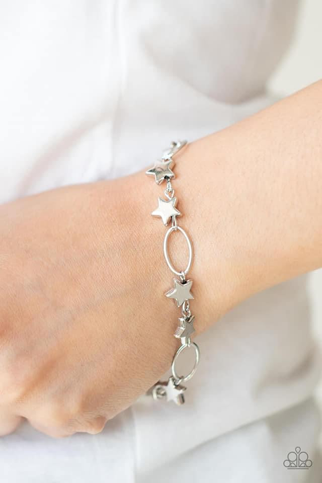 Stars And Sparks Silver Bracelet