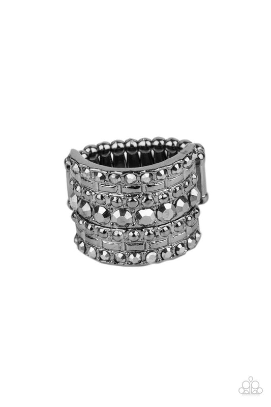 Target Locked Gunmetal Ring