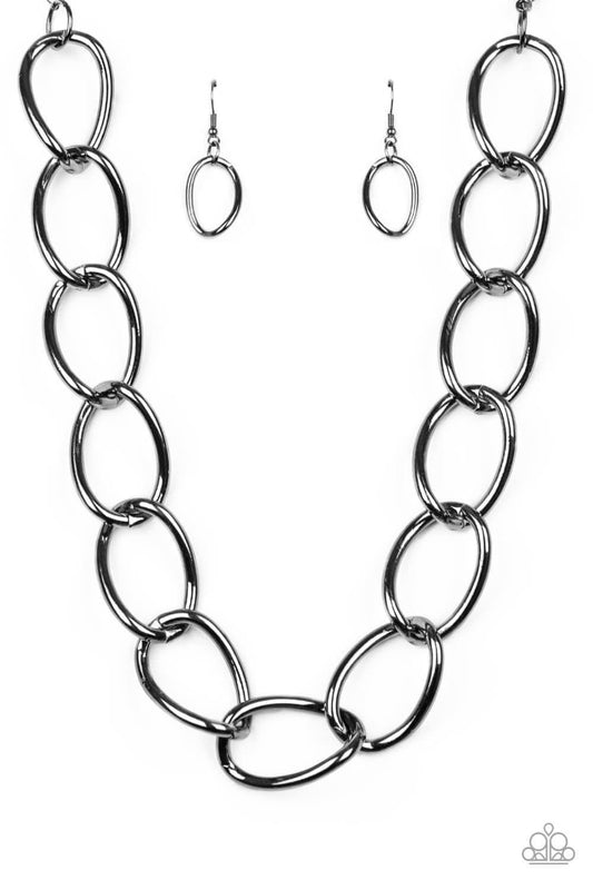 The Challenger Gunmetal Chain Necklace