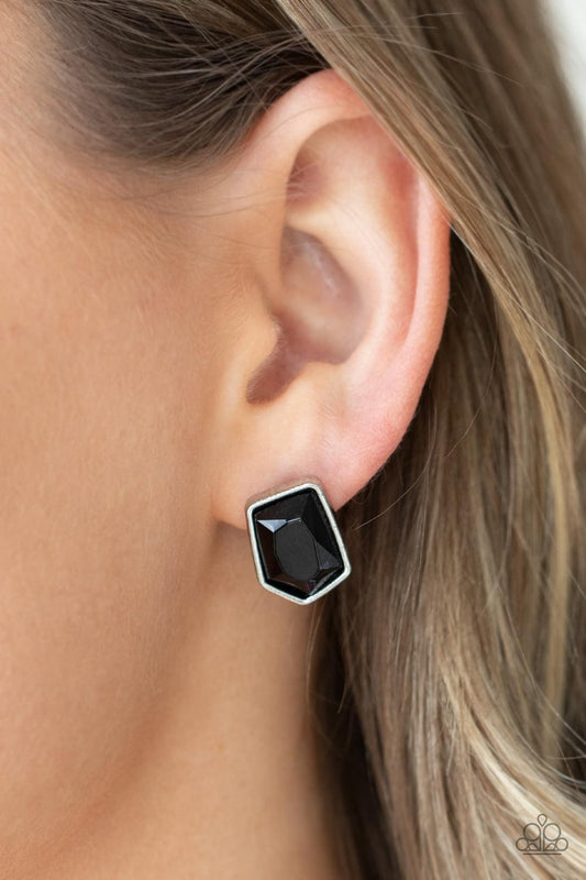 Indulge Me Black Post Earrings