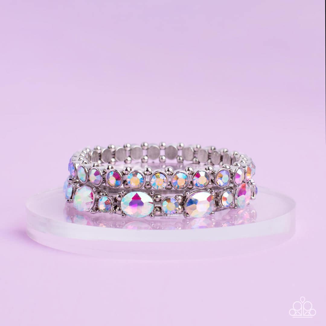 Splendid Stack Multi Iridescent Bracelets